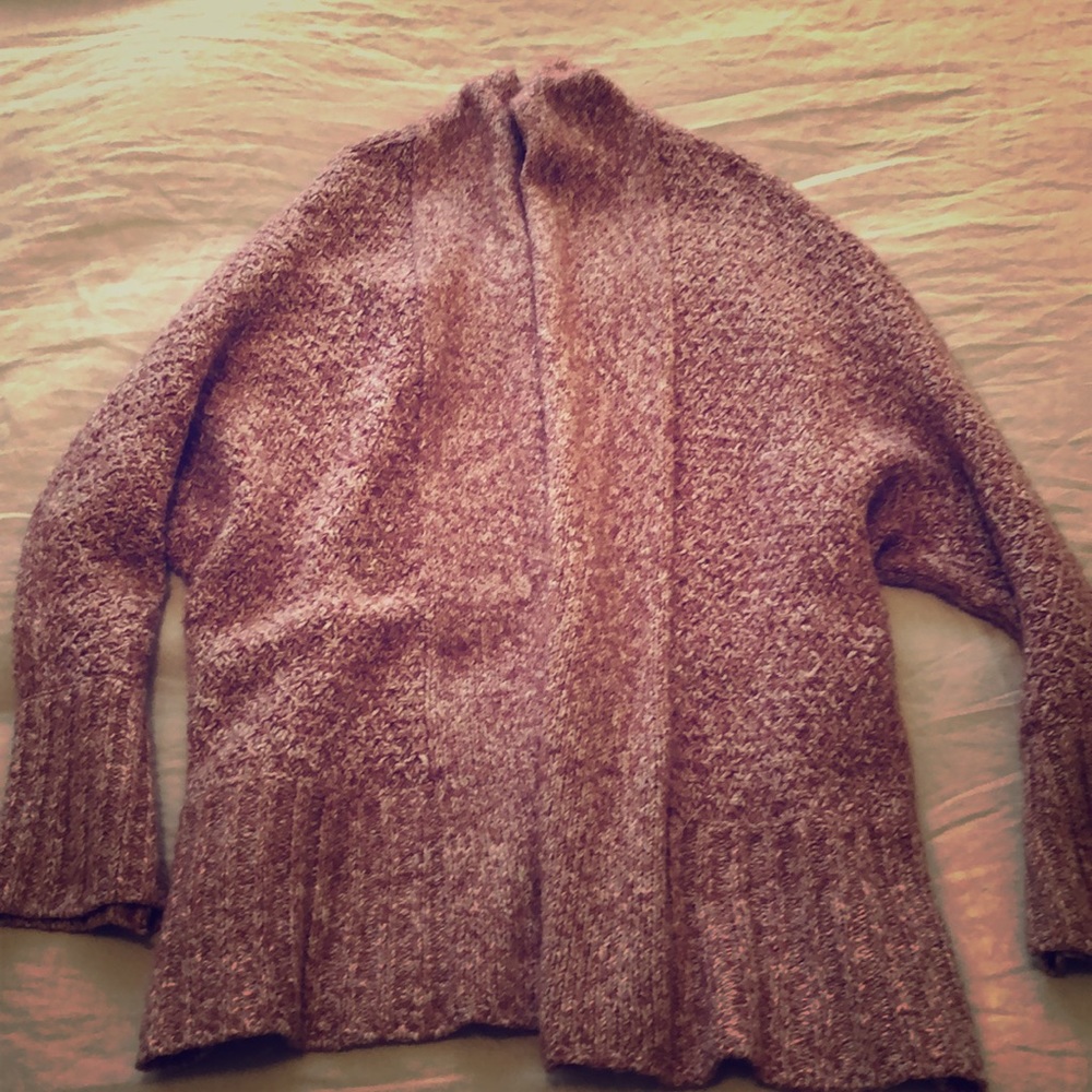 Blush toned oversized cardigan